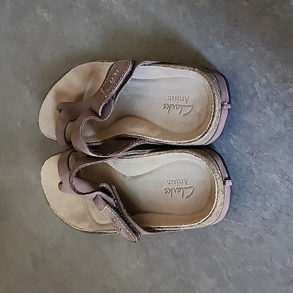 CLARKS ARTISAN Thong Sandal Mocha Brown Size 7 - Picture 5 of 11